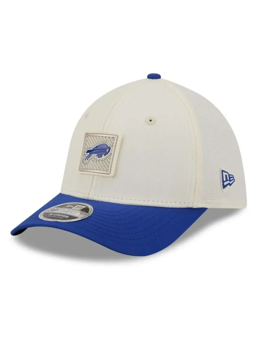 Кепка New Era Buffalo Bills 39THIRTY Flex — изображение 4 из 5, кремовый