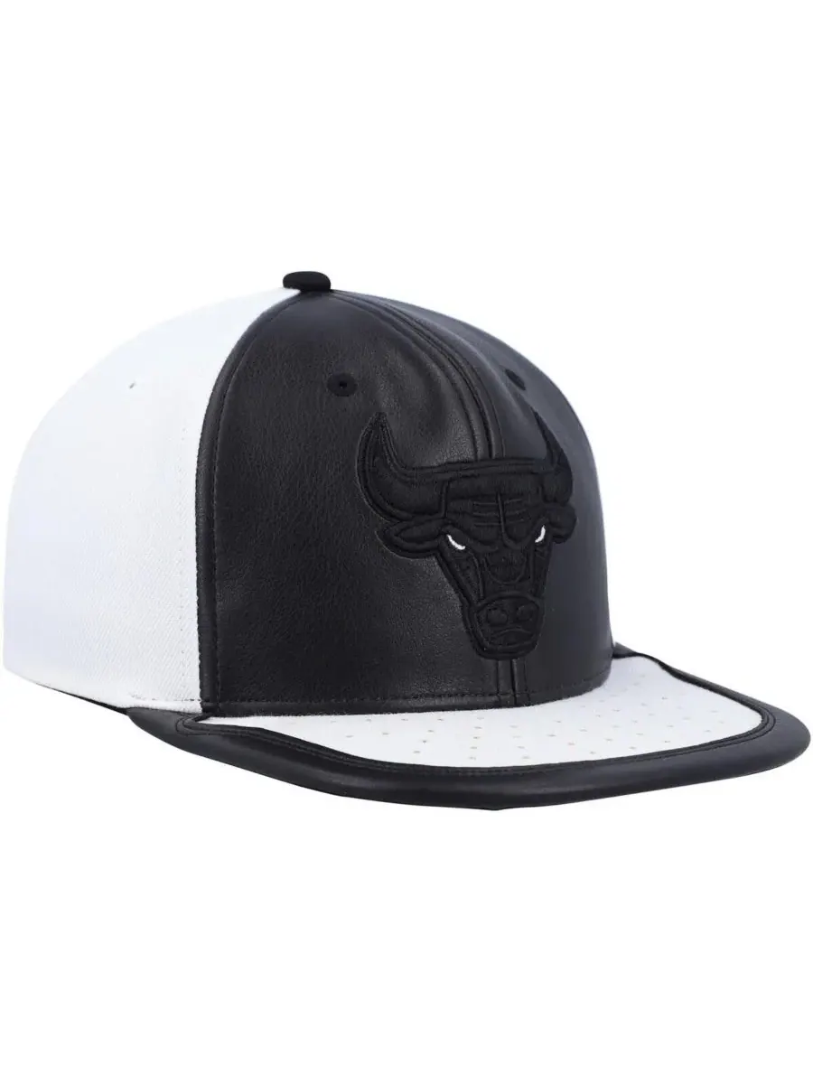 Mitchell & Ness Мужская черно-белая кепка-снепбек Chicago Bulls NBA Day One — изображение 2 из 4, черный белый