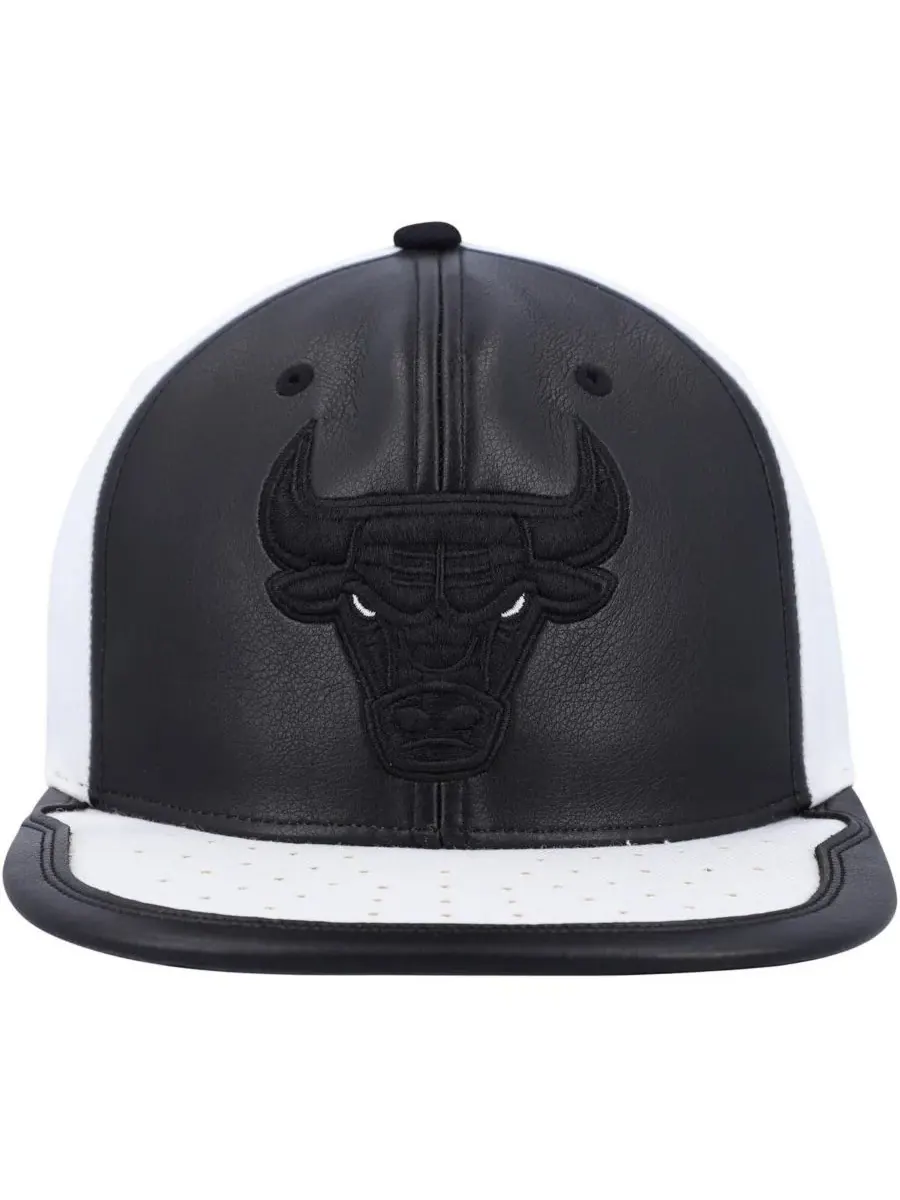 Mitchell & Ness Мужская черно-белая кепка-снепбек Chicago Bulls NBA Day One — изображение 4 из 4, черный белый
