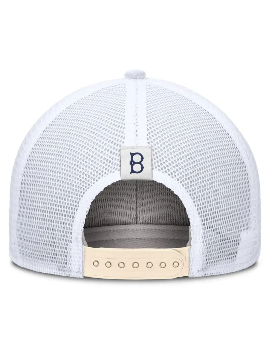 Кепка-тракер Nike Brooklyn Dodgers Cooperstown Collection Dri-FIT Rise — изображение 4 из 5, натуральный белый