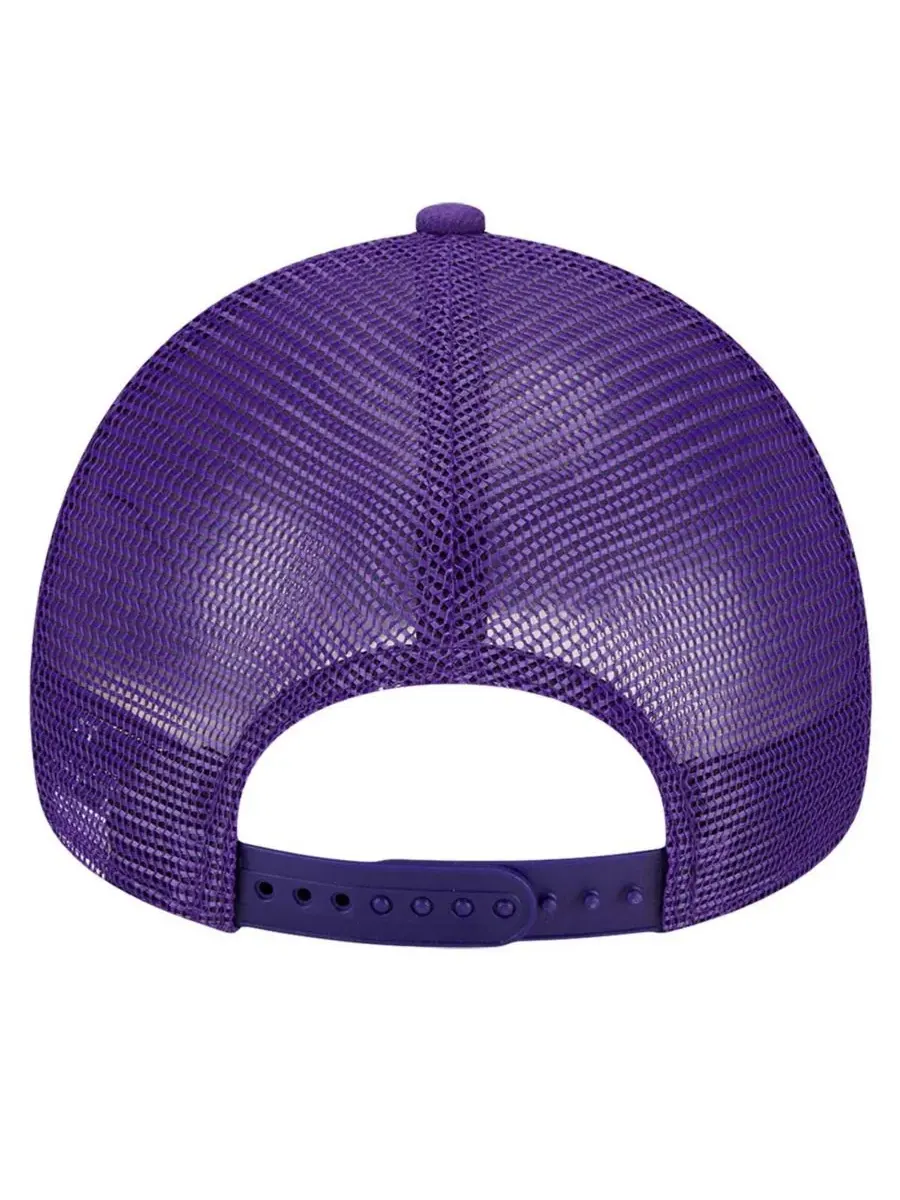 New Era Мужская фиолетово-золотая кепка-тракер Los Angeles Lakers Tip Off A-Frame Trucker 9FORTY с — изображение 5 из 5