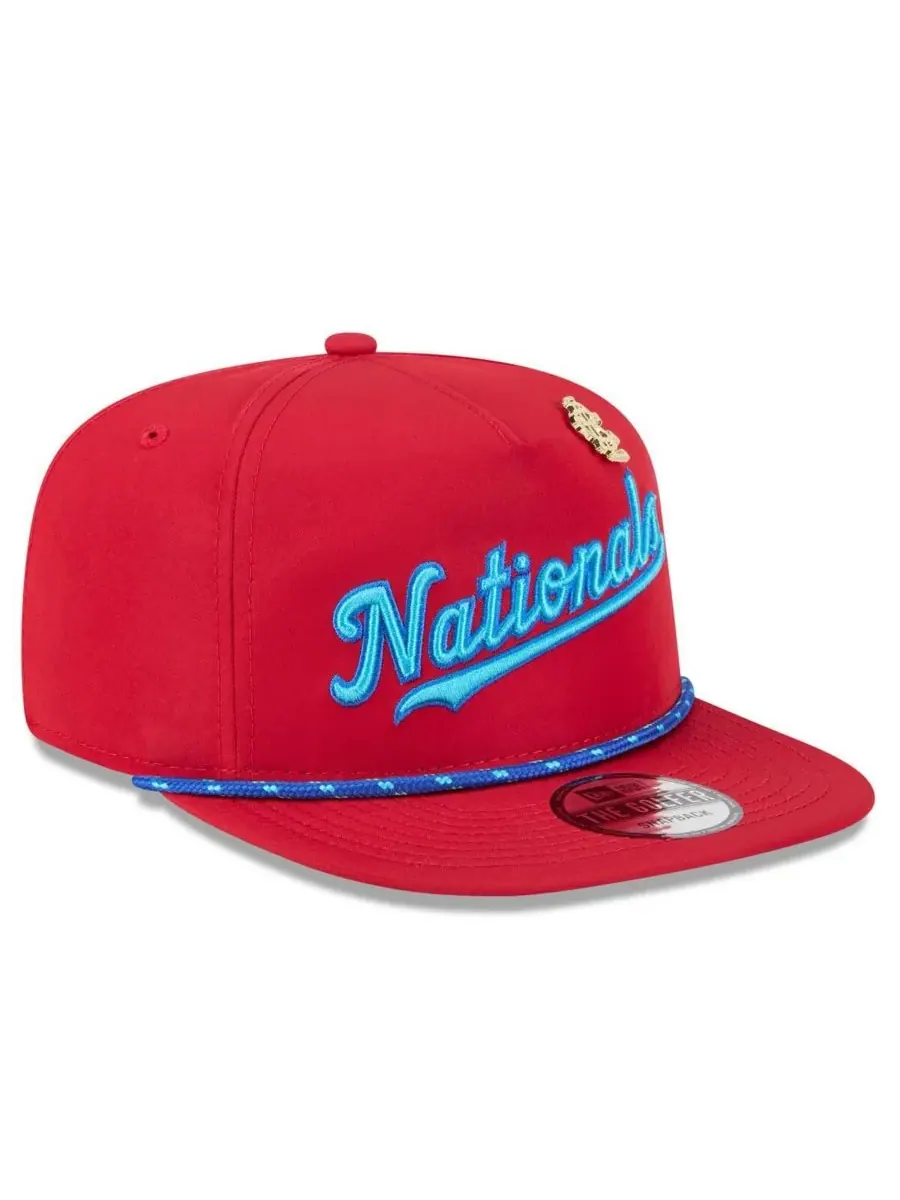 New Era Мужская красная бейсболка Washington Nationals 2025 Big League Chew Golfer Snapback — изображение 3 из 4, красный
