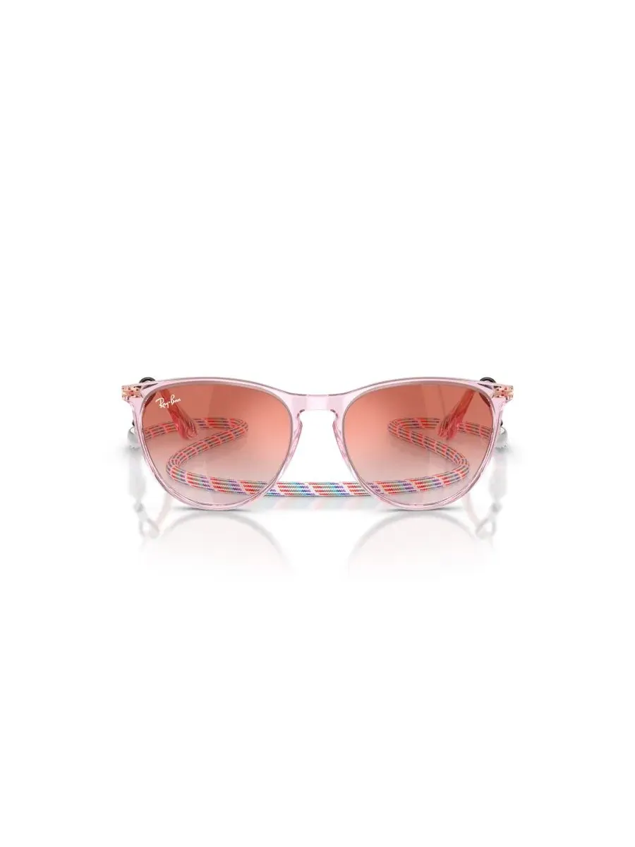 Детские солнцезащитные очки Ray-Ban Jr RB9060S Junior Erika — изображение 2 из 7, прозрачный фиолетовый