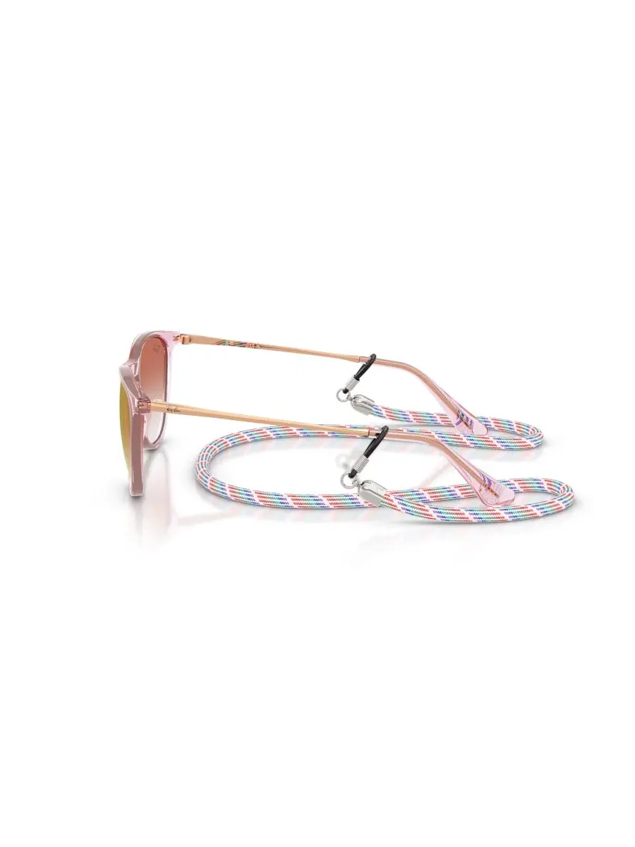 Детские солнцезащитные очки Ray-Ban Jr RB9060S Junior Erika — изображение 3 из 7, прозрачный фиолетовый