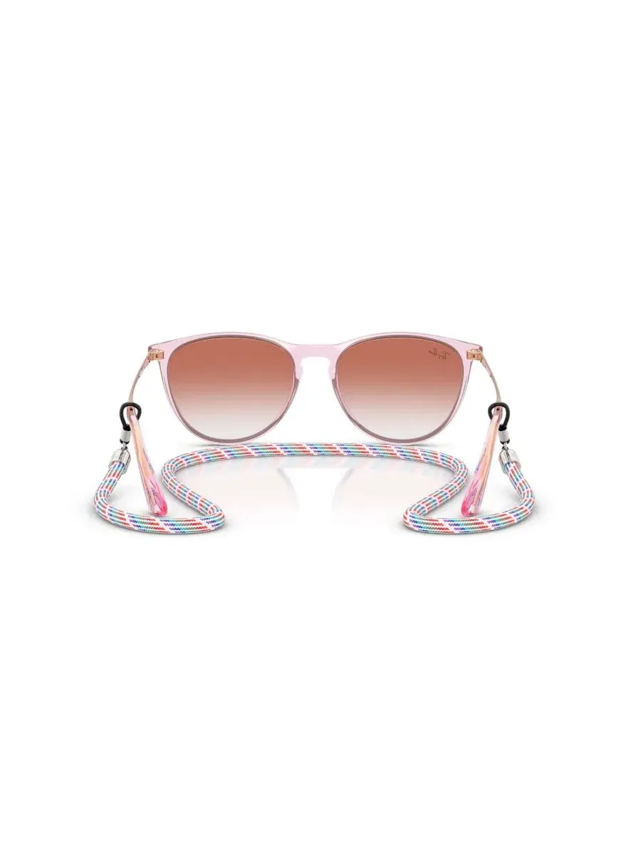 Детские солнцезащитные очки Ray-Ban Jr RB9060S Junior Erika — изображение 4 из 7, прозрачный фиолетовый