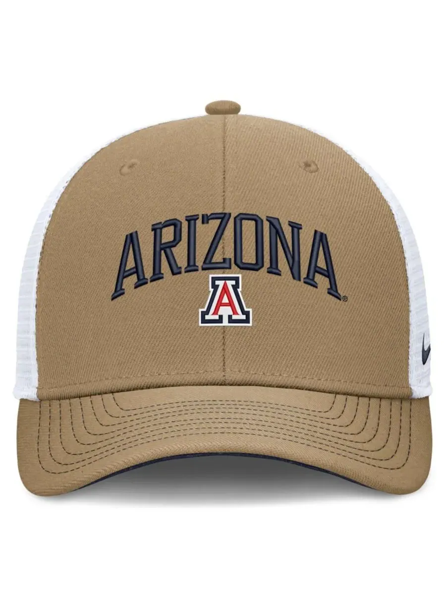 Кепка-тракер с вышивкой Arizona Wildcats Nike — изображение 2 из 5, бежевый темно-синий