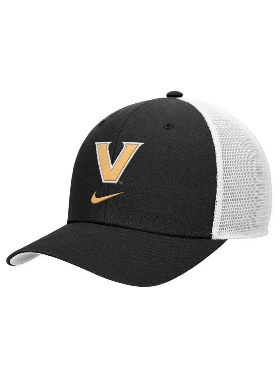 Кепка-тракер Nike Rise с вышивкой Vanderbilt Commodores — изображение 1 из 3, черный
