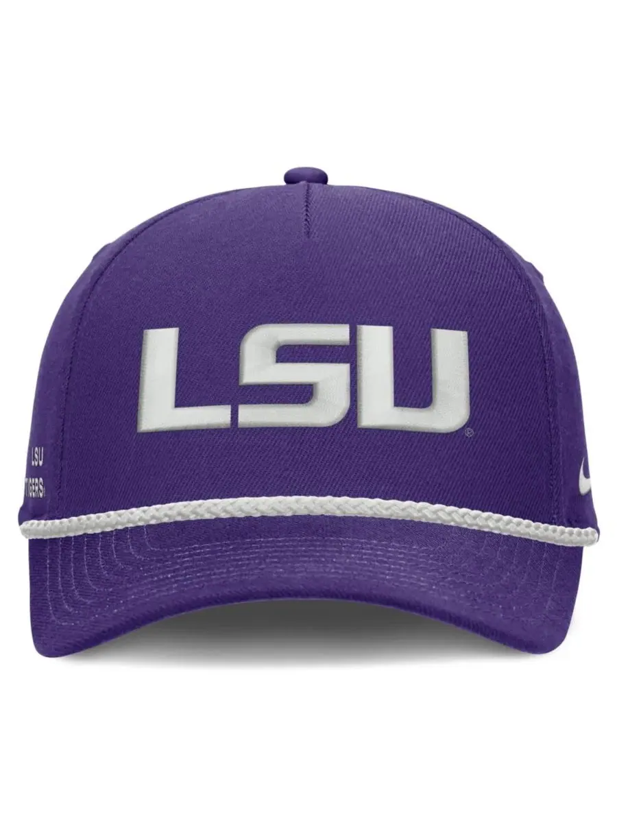 Кепка Nike LSU Tigers Rope Rise Adjustable — изображение 2 из 4, фиолетовый