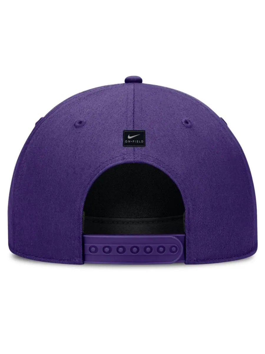 Кепка Nike LSU Tigers Rope Rise Adjustable — изображение 4 из 4, фиолетовый