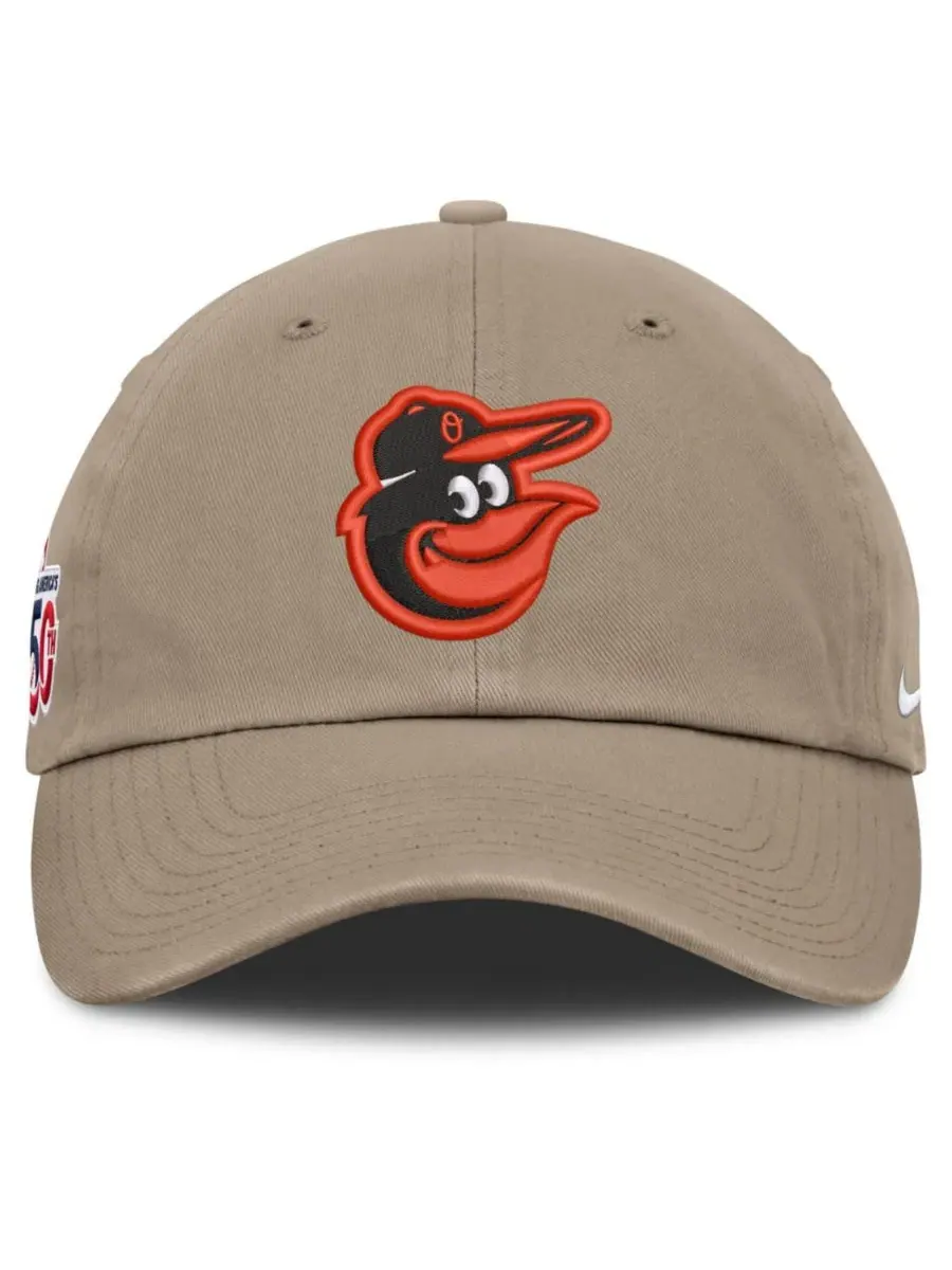Бейсболка Nike Baltimore Orioles с вышивкой и патчем — изображение 2 из 4, хаки