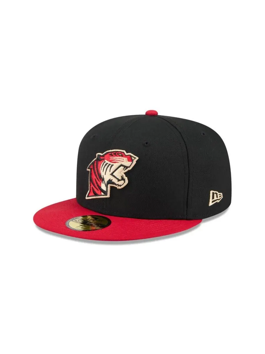 New Era Мужская черная кепка Fresno Grizzlies Theme Nights 59FIFTY — изображение 3 из 4, черный