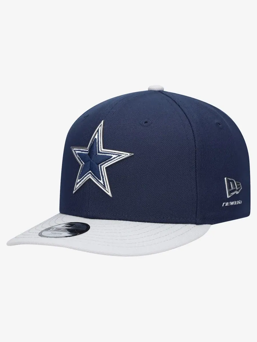 Кепка-снапбек Dallas Cowboys 2026 NFL Draft New Era — изображение 1 из 5, темно-синий серебристый