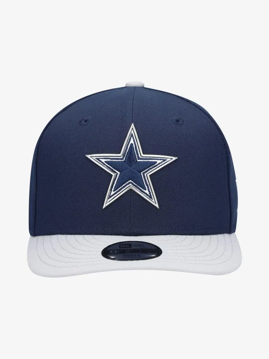 Кепка-снапбек Dallas Cowboys 2026 NFL Draft New Era — изображение 2 из 5, темно-синий серебристый