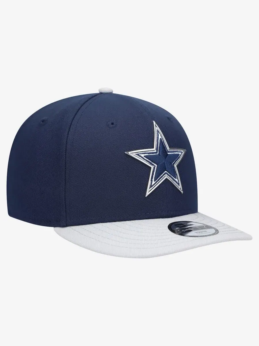 Кепка-снапбек Dallas Cowboys 2026 NFL Draft New Era — изображение 3 из 5, темно-синий серебристый