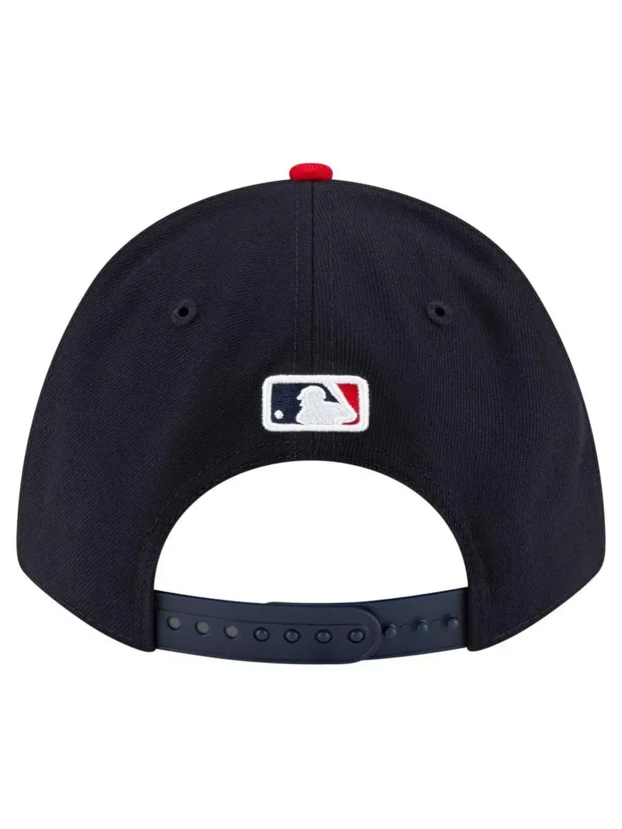 Кепка 9FORTY с вышитым логотипом Atlanta Braves New Era — изображение 3 из 4, темно-синий