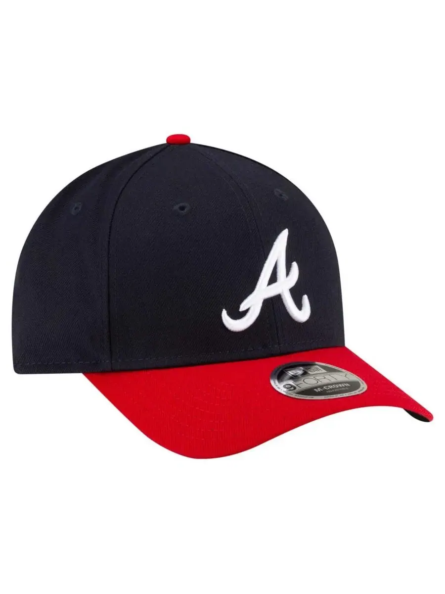 Кепка 9FORTY с вышитым логотипом Atlanta Braves New Era — изображение 4 из 4, темно-синий