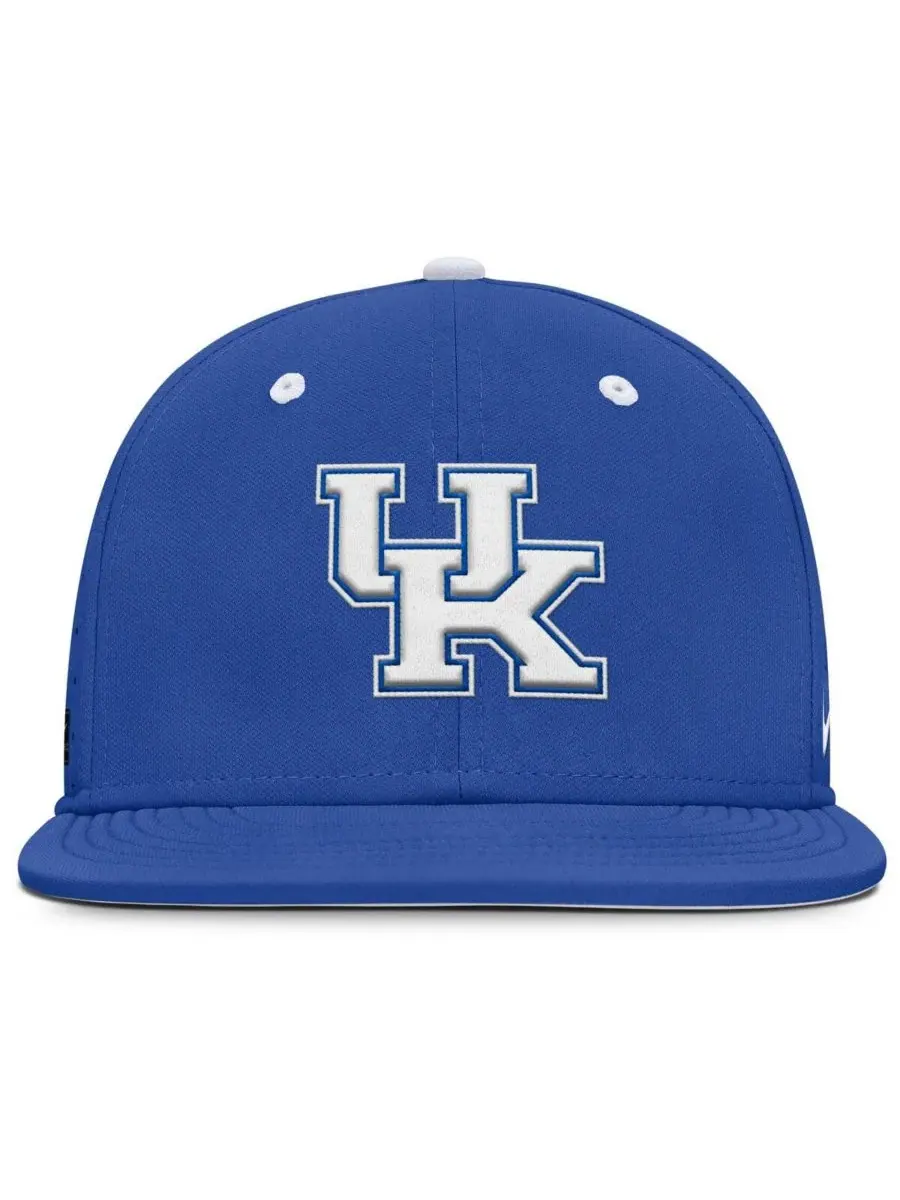 Мужская бейсболка Royal Kentucky Wildcats On-Field Dugout True Performance Fitted Hat Nike — изображение 5 из 5, королевский