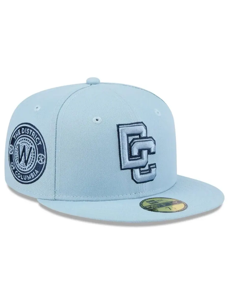 New Era Мужская светло-голубая бейсболка Washington Nationals 2025 City Connect Fan Pack 59FIFTY — изображение 3 из 5