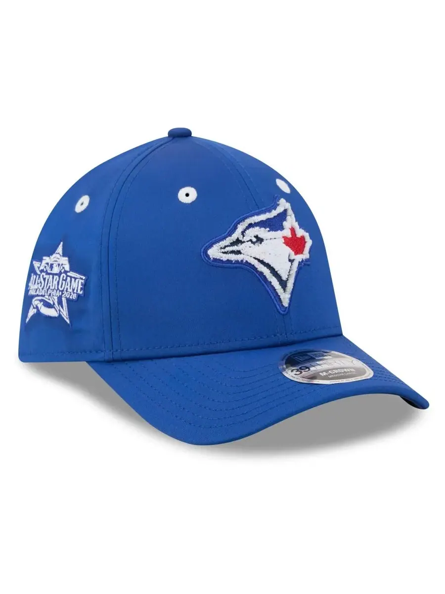 Кепка с вышивкой логотипа Toronto Blue Jays, 39THIRTY M-Crown Flex Hat New Era — изображение 1 из 5, королевский