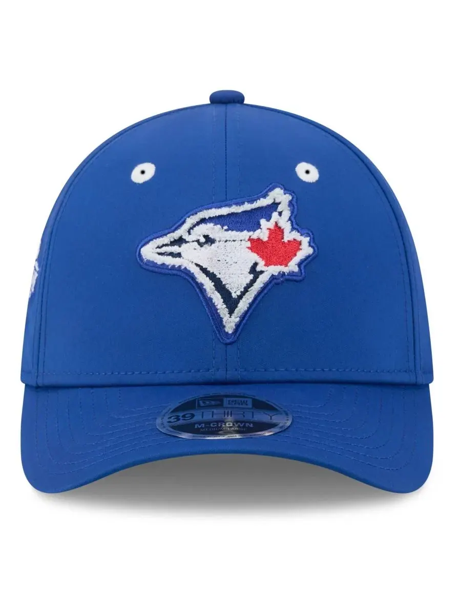 Кепка с вышивкой логотипа Toronto Blue Jays, 39THIRTY M-Crown Flex Hat New Era — изображение 3 из 5, королевский