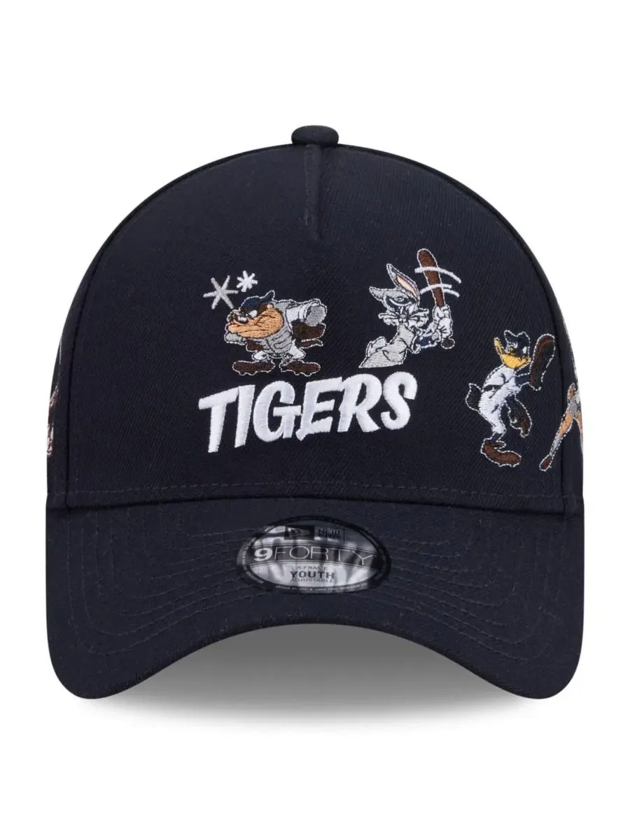 Кепка с принтом Detroit Tigers и Looney Tunes New Era — изображение 4 из 4, темно-синий
