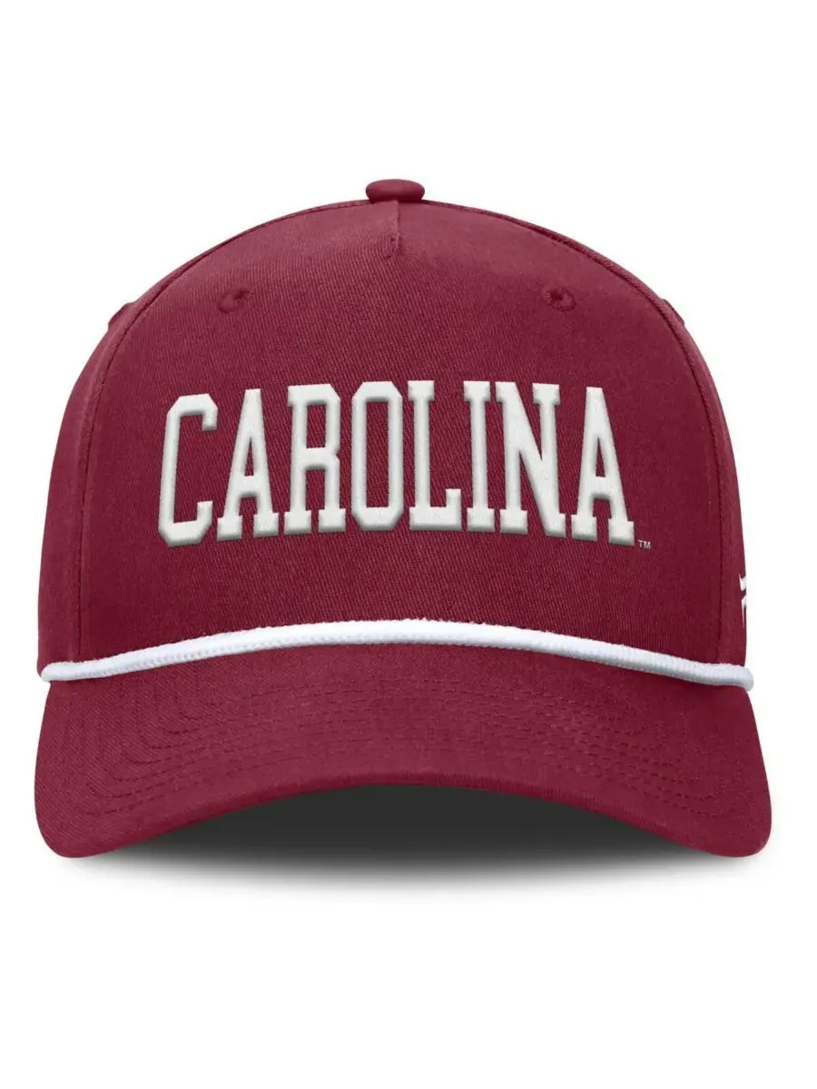 Мужская регулируемая кепка Garnet South Carolina Gamecocks с символикой команды по фол-болу Fanatics — изображение 2 из 4