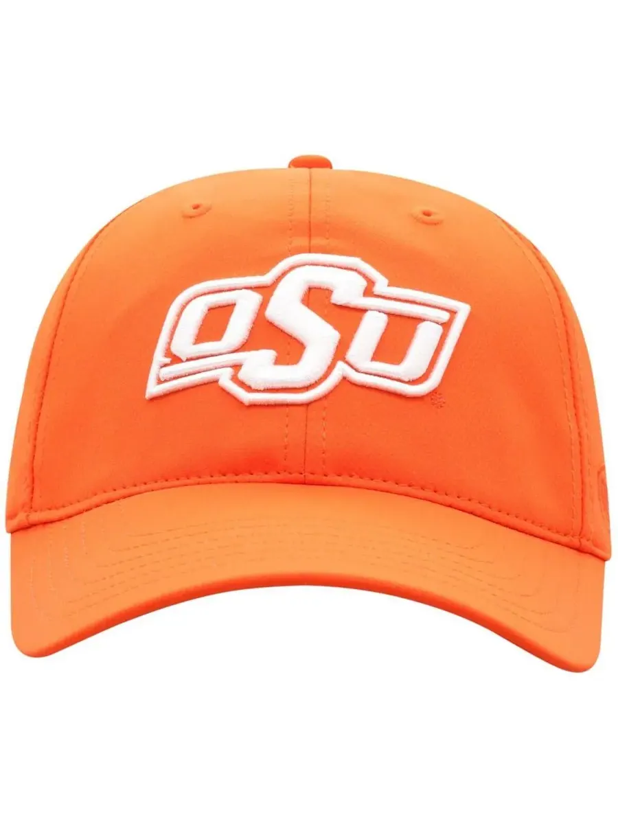 Top of the World Мужская оранжевая регулируемая кепка Oklahoma State Cowboys Victory Trainer — изображение 3 из 4, оранжевый