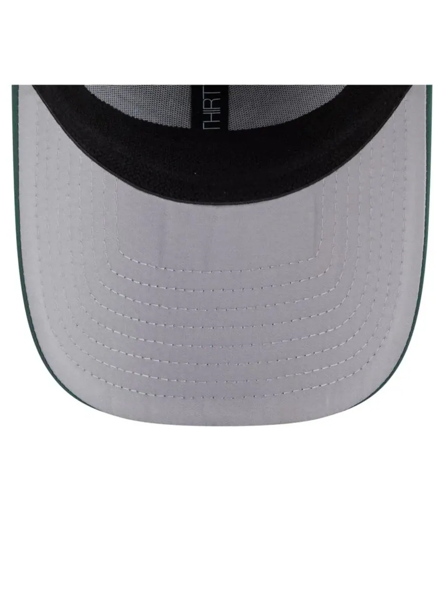New Era Мужская бейсболка Milwaukee Bucks Featherweight Poly Rope Flex 39Thirty цвета Hunter Green — изображение 3 из 5