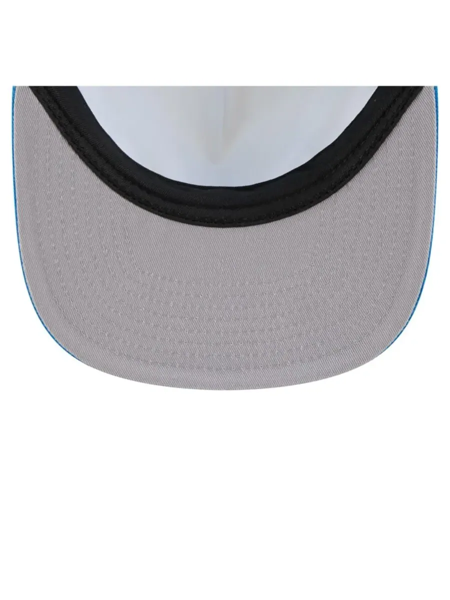 New Era Мужская кремово-голубая кепка Detroit Lions Cutout A-Frame 9FIFTY Snapback — изображение 2 из 5, кремовый синий