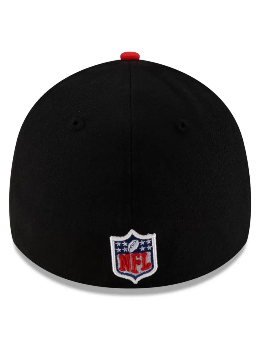 New Era Мужская черно-красная кепка Kansas City Chiefs 39THIRTY Flex Hat с символикой драфта НФЛ — изображение 3 из 5