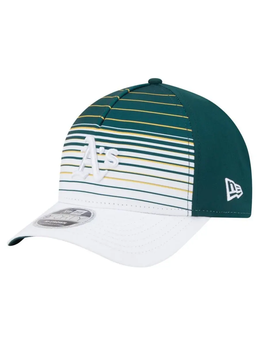New Era Мужская кепка Green Athletics Gradient 9FORTY с регулируемой высотой тульи M-Crown — изображение 1 из 5, зеленый