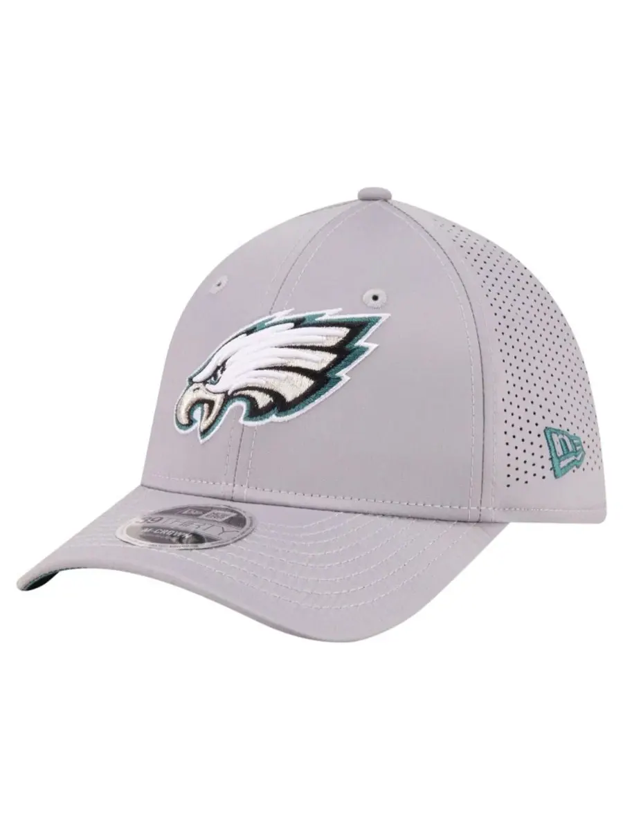 Кепка с вышивкой Philadelphia Eagles, M-Crown New Era — изображение 1 из 7, серый