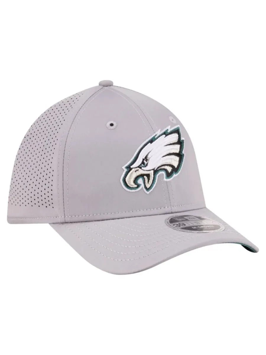 Кепка с вышивкой Philadelphia Eagles, M-Crown New Era — изображение 3 из 7, серый