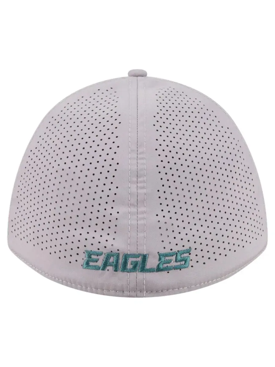 Кепка с вышивкой Philadelphia Eagles, M-Crown New Era — изображение 4 из 7, серый