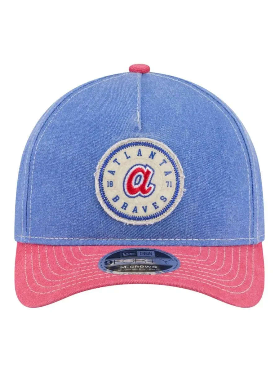Кепка New Era с эмблемой Atlanta Braves — изображение 2 из 5, красный