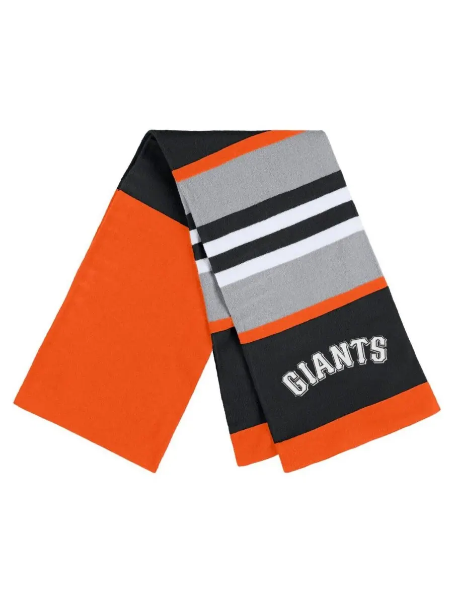 Женский комплект из перчатки и шарфа с полосками в стиле команды San Francisco Giants WEAR by Erin — изображение 2 из 3
