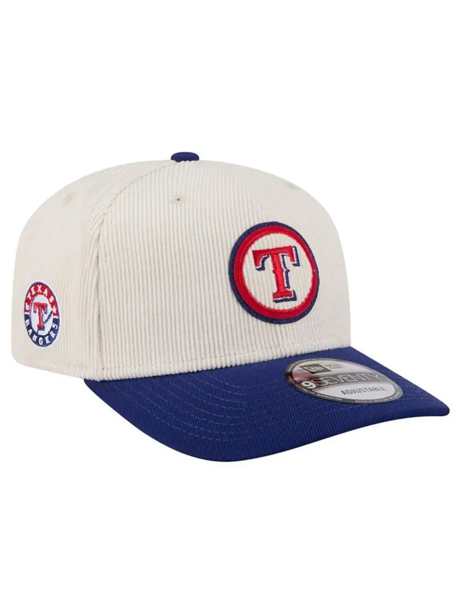 New Era Мужская кремовая регулируемая кепка Texas Rangers Loyal 9SEVENTY — изображение 1 из 4, бежевый