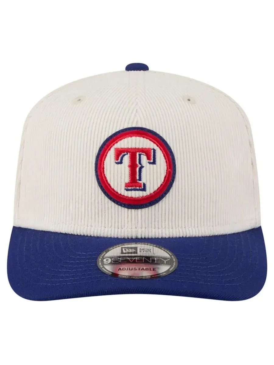 New Era Мужская кремовая регулируемая кепка Texas Rangers Loyal 9SEVENTY — изображение 3 из 4, бежевый