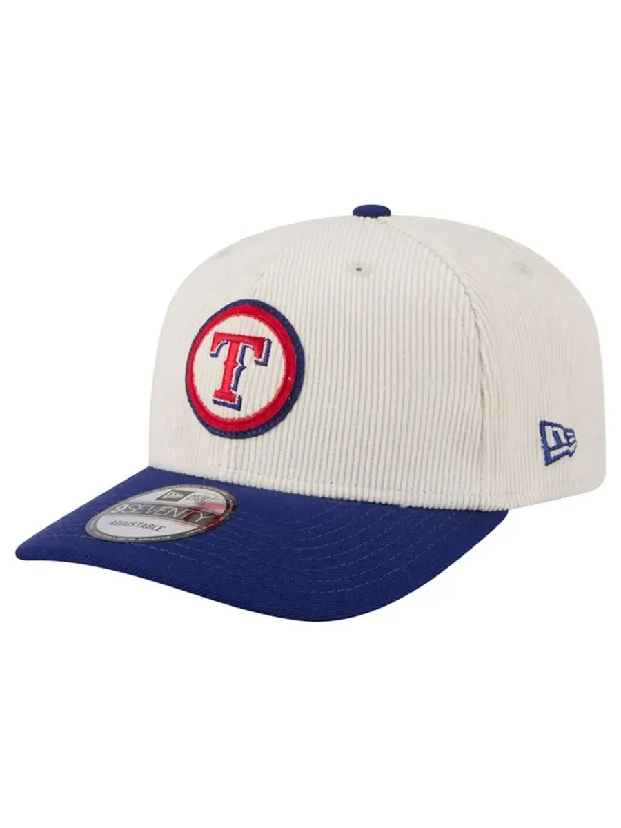 New Era Мужская кремовая регулируемая кепка Texas Rangers Loyal 9SEVENTY — изображение 4 из 4, бежевый
