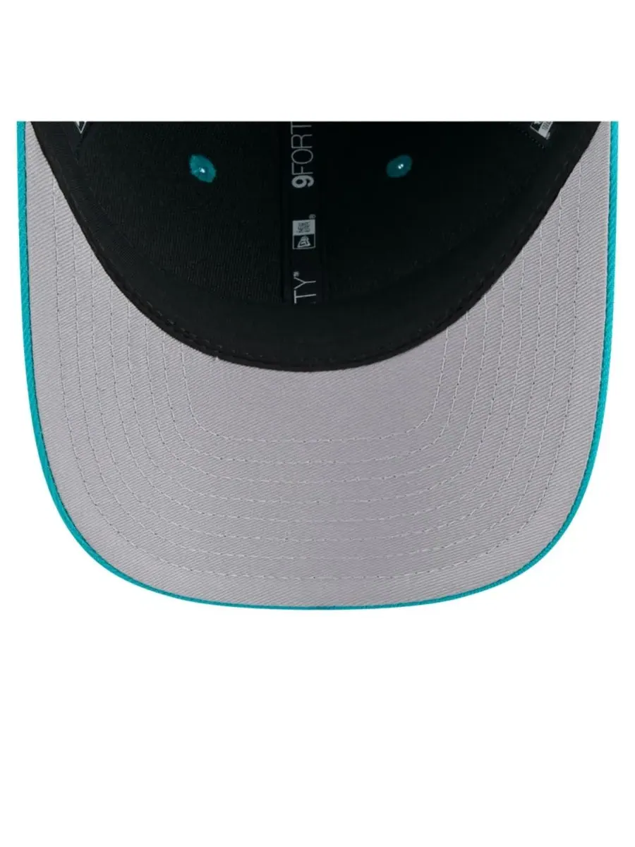 Мужская регулируемая кепка Aqua Miami Dolphins Team Collection 9FORTY с завышенной талией M-Crown — изображение 2 из 5