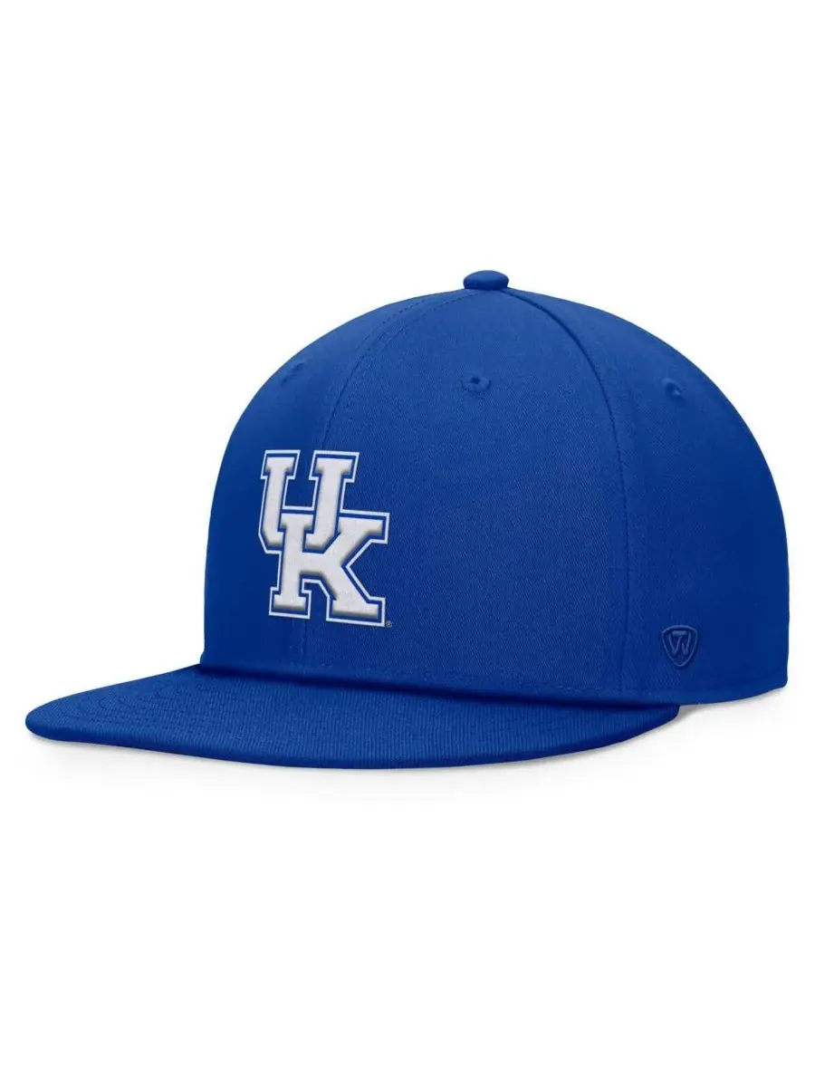 Мужская бейсболка Royal Kentucky Wildcats Fundamental Snapback Top of the World — изображение 1 из 4, королевский