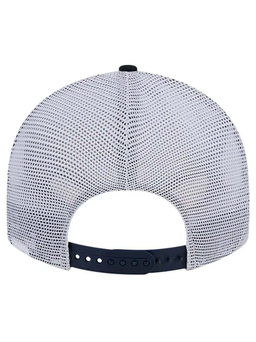 New Era Мужская темно-синяя бейсболка Auburn Tigers Throwback Circle Patch 9FIFTY Trucker Snapback — изображение 4 из 4