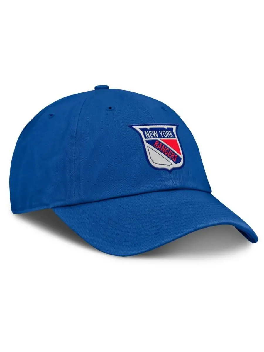 Мужская регулируемая кепка Royal New York Rangers из коллекции Decades Fanatics — изображение 1 из 3, королевский