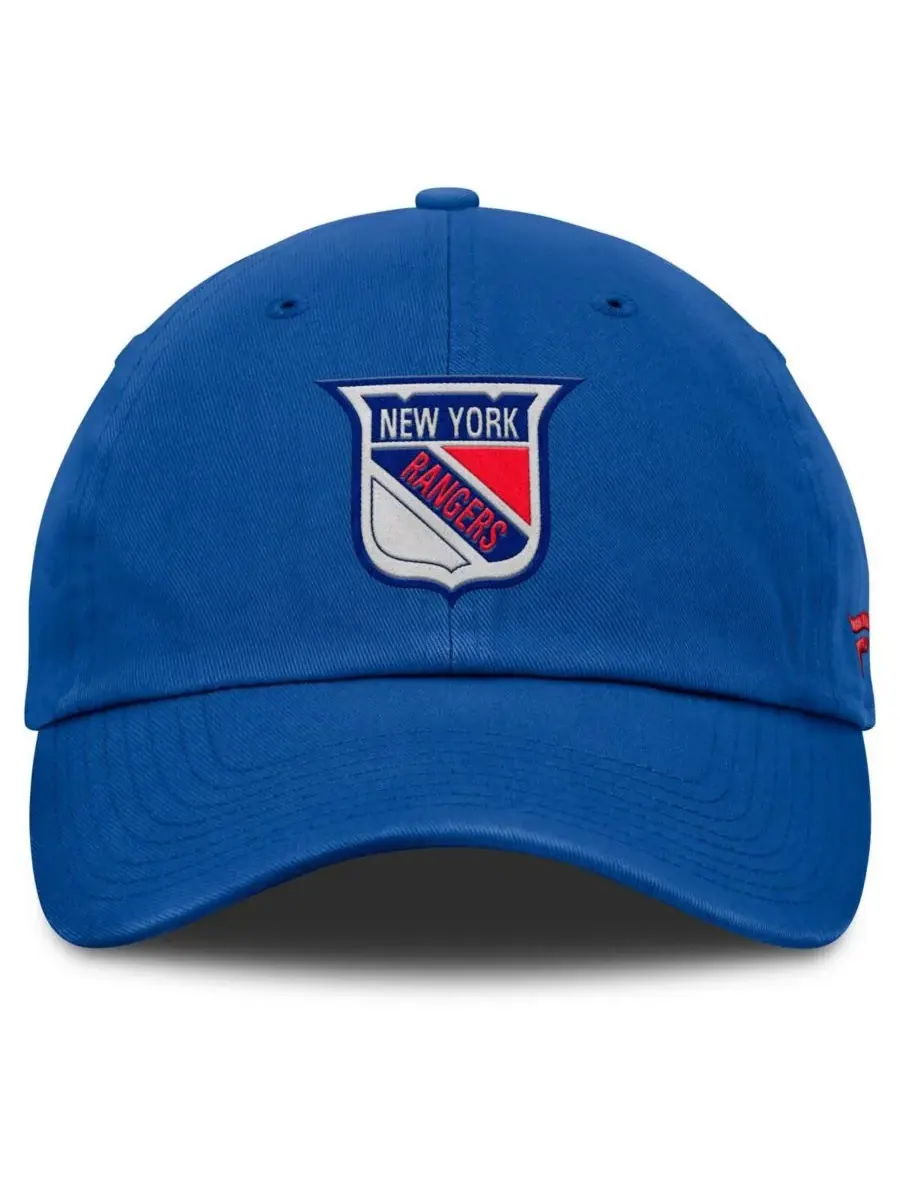 Мужская регулируемая кепка Royal New York Rangers из коллекции Decades Fanatics — изображение 2 из 3, королевский