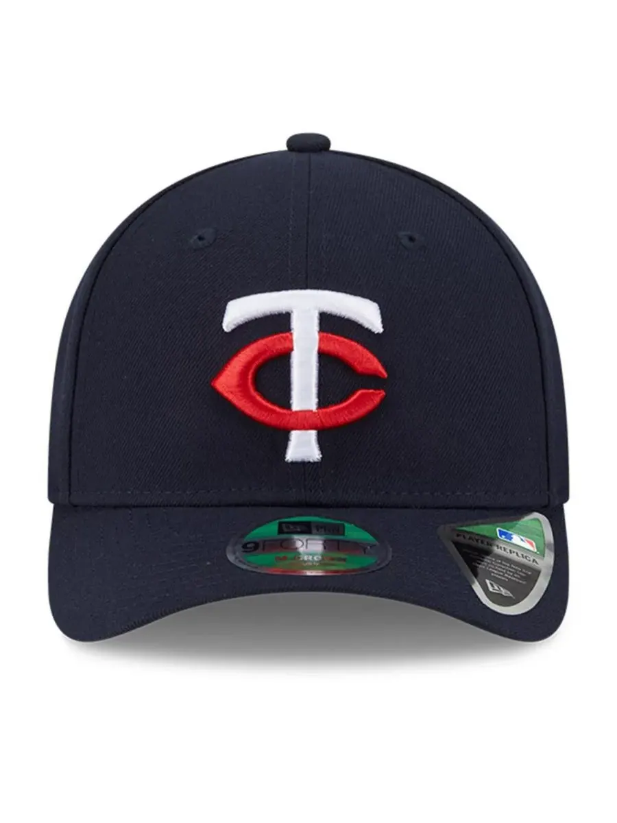 New Era Мужская темно-синяя кепка Minnesota Twins Player Replica 9FORTY с регулируемым размером — изображение 4 из 5