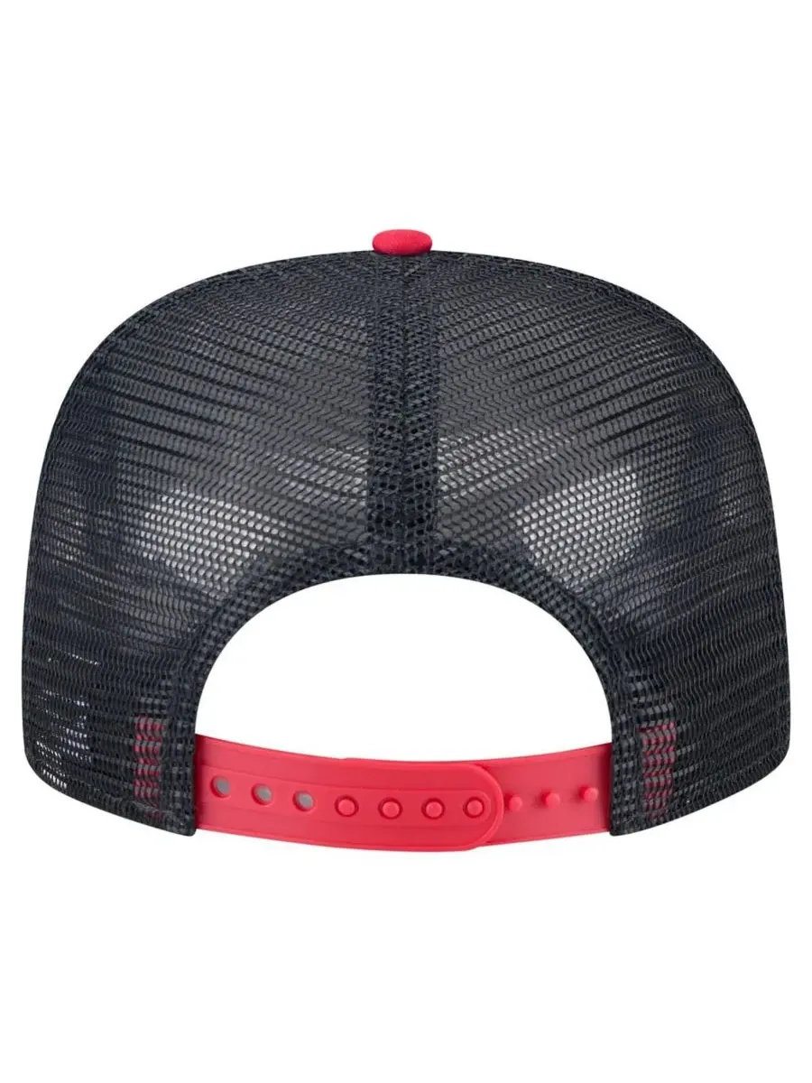New Era Мужская бело-красная кепка-тракер Minnesota Twins Retro Script Trucker 9FIFTY Snapback — изображение 3 из 4
