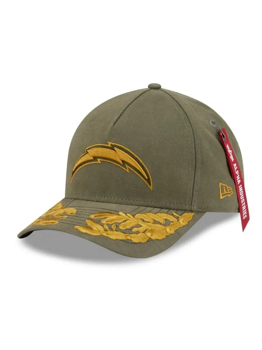 New Era Регулируемая кепка Alpha Men's Industries оливкового цвета с символикой Los Angeles — изображение 1 из 5, оливковый