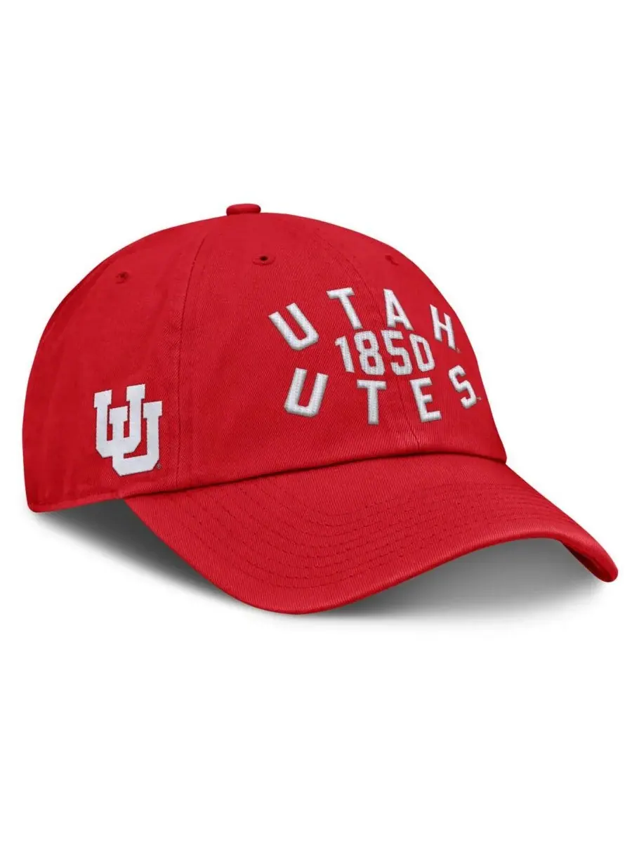 Fanatics Мужская красная регулируемая кепка Utah Utes Archer — изображение 1 из 4, красный