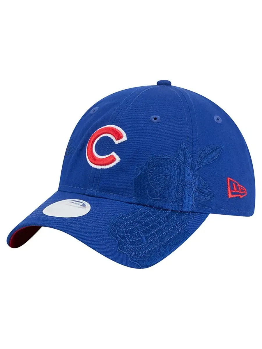 Кепка New Era Chicago Cubs Roses 9TWENTY — изображение 1 из 5, королевский
