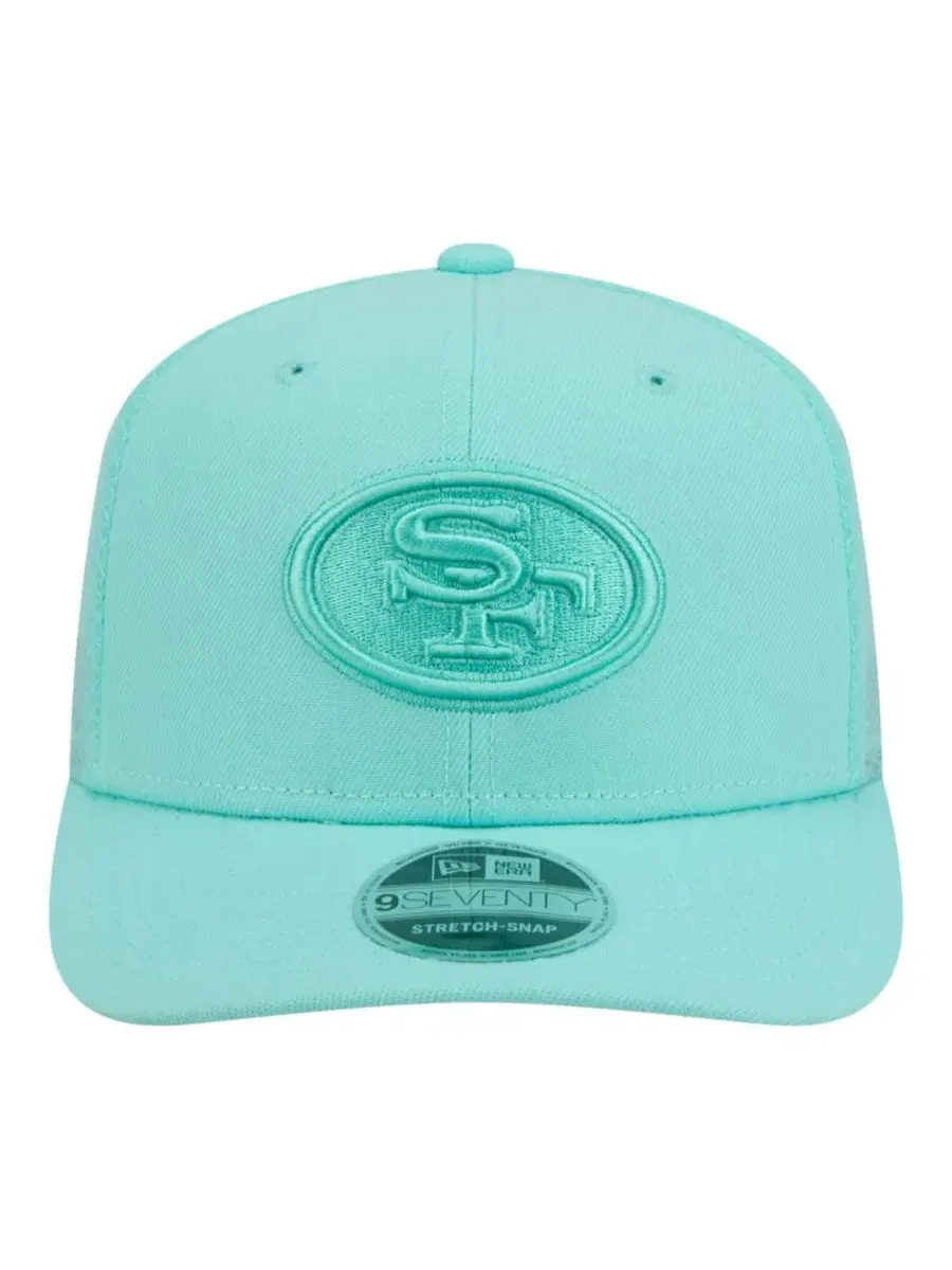 Кепка с полукруглым козырьком, с логотипом San Francisco 49ers New Era — изображение 2 из 5, мята